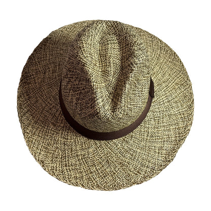 Sombrero de paja toquilla torcida tejido a mano tipo panama