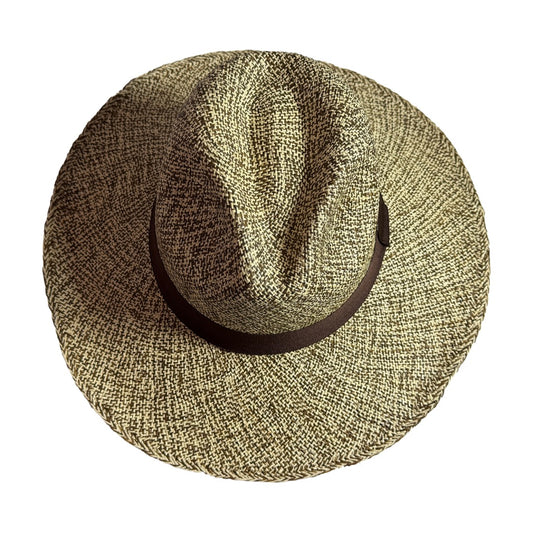 Sombrero de paja toquilla torcida tejido a mano tipo panama