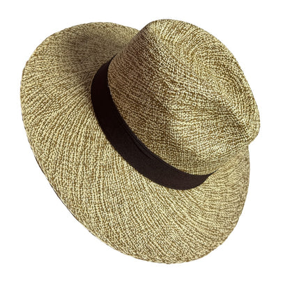 Sombrero de paja toquilla torcida tejido a mano tipo panama