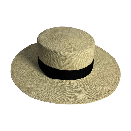 Sombrero de paja toquilla tejido a mano tipo cordobes