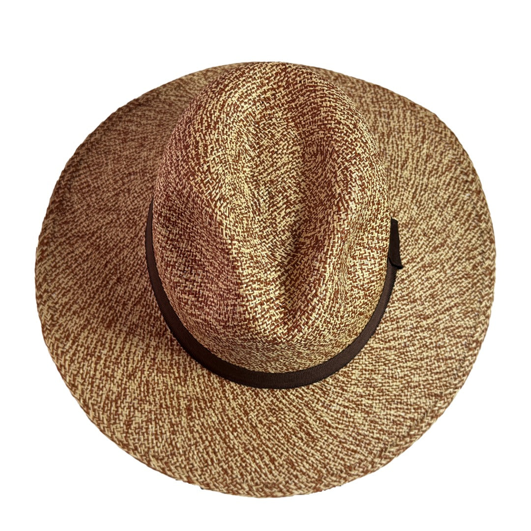 Sombrero de paja toquilla torcida tejido a mano tipo panama