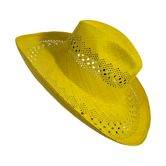 Sombrero de paja toquilla tejido a mano tipo panama fino