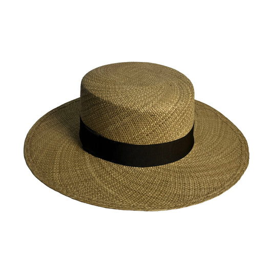 Sombrero de paja toquilla tejido a mano tipo cordobes