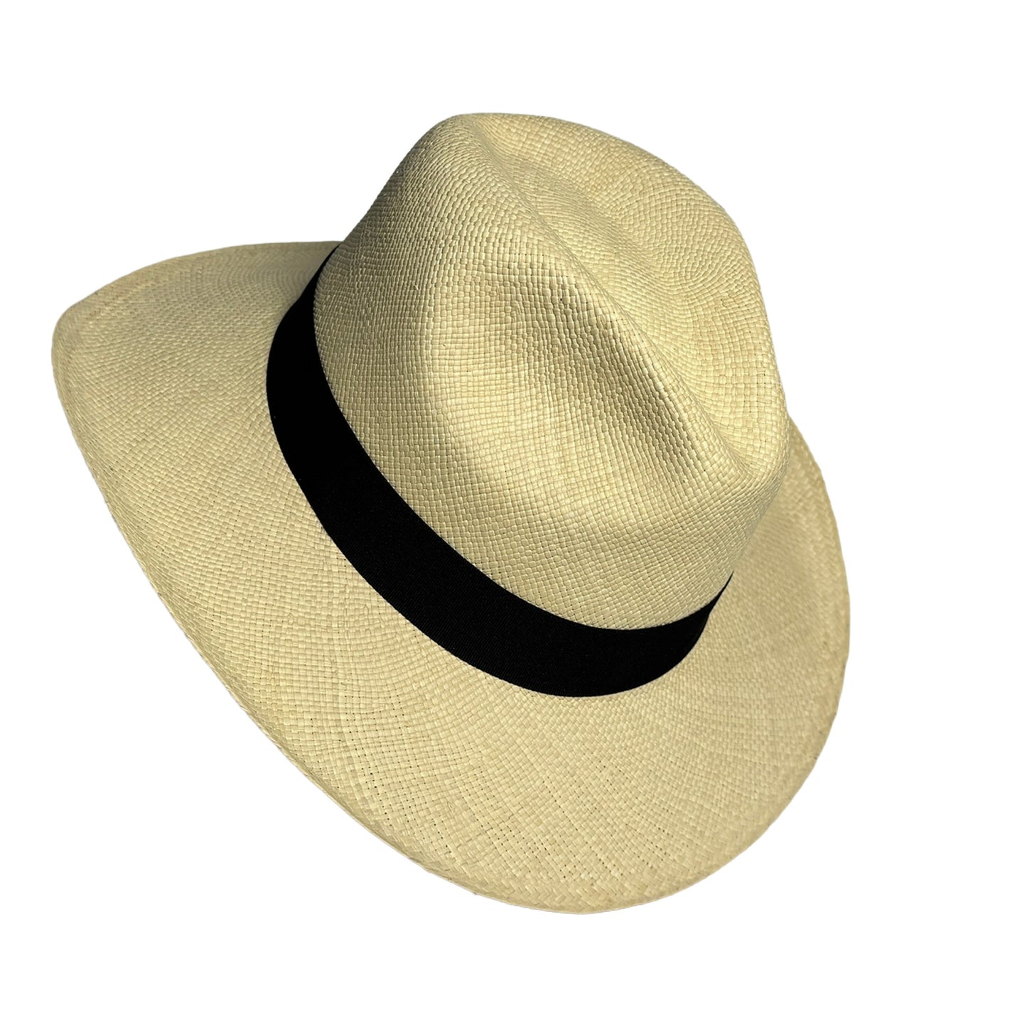 Sombrero de paja toquilla tejido a mano tipo panama fino